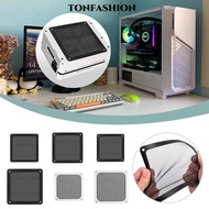 TONFASHION PC Chassis Cooling Fan Dust Filter, 80mm 90mm 120mm 143mm with Hole Dustproof Mesh Cover,