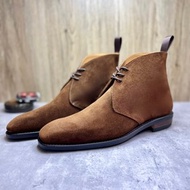 固特異手工真皮查卡靴 Goodyear Welt 沙漠靴 Chukka 可客製