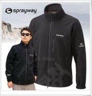 大里RV城市【英國 Sprayway】零碼55折》Windstopper 男款防潑水刷毛防風外套.保暖中層外套 2566