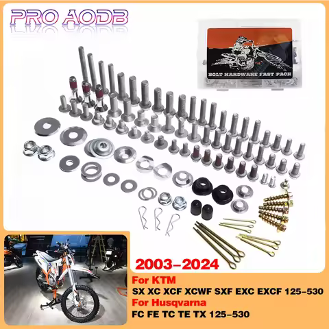 Dirt bike Fairing Fender Screw Bolt Kit Set For KTM SX XC XCF XCW-F XW XWF SXF EXC EXC-F 125 150 250