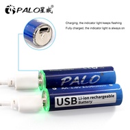 PALO 1.5V AA Battery USB Rechargeable Li-ion Battery