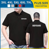 Baju Polo Cotton BODYGUARD OVERSIZED Kolar T Shirt Casual T-Shirt Tshirt Uniform Fashion Unisex M~3X