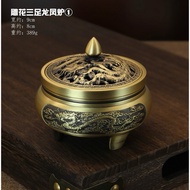 Frankincense Burner - High-Quality Monolithic Cast Copper Burner With Sophisticated Design With Fireproof Cotton Lining
