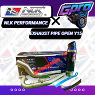 NLK PERFORMANCE EXHAUST OPEN CARBON  BLUE FIBRE Y15ZR 32/35MM  35/35MM  35/38MM  38/38MM RACING EXHA