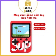 Máy Chơi Game 4 Nút Cầm Tay Box Sup 400 Game In 1 Plus Trở Về Tuổi Thơ Đồ Chơi Trẻ Em Xe Tăng Đua Xe