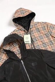 Burberry Vintage 双面两穿连帽外套