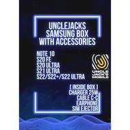 SAMSUNG BOX WITH PREMIUM ACCESSORIES | S20 ULTRA | S21 ULTRA | S22 | S23 | S23+ | S23 ULTRA | S24+