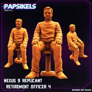 Nexus-9 Replicant Retirement Officer [4]-Blade Walker-Humanoid Human Construction Synth/32mm 3D prin
