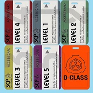 SCP Foundation Custom Stundet School ID Work ID Card Holder Metro Card Bus Card Bank Card Cover