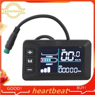 [Hot-Sale] E-Bike LCD Display 24V 36V 48V with 5-Pin 25cm Cable, Fits 22.2mm Handlebar for Electric 