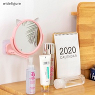 widefigure Folding Wall Mount Vanity Mirror Without Drill Swivel Bathroom Cosmetic Makeup New