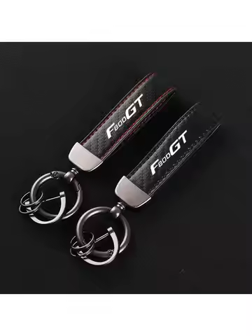 Motorcycle Leather Keychain Horseshoe Buckle Jewelry for BMW F800GT F800S F 800 GT 800GT F800ST