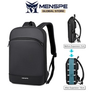 MENSPE Men Backpack Business Laptop Backpack Expandable Large Capacity Travel Backpack Men 15.6inch 