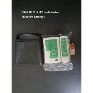RJ45 RJ11 RJ12 Cat5 Cat6 LAN Cable Tester Handheld Network Cable Tester cat 5e 6 5 test rj-45 networ