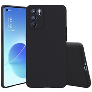 Oppo Reno 6 4G Case Softcase Slim Black Matte Camera Protection Case Casing Oppo Reno 6 4G