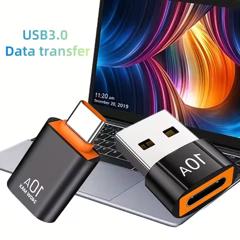 Congdi 10A USB A To USB C OTG Adapter Type C to USB Converter USB 3.0 Adapter For Xiaomi 14 MacBook 