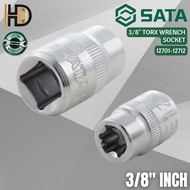 SATA 3/8" DR Torx Wrench Socket / E Torx Wrench / E4 - E20 / 12701 - 12712