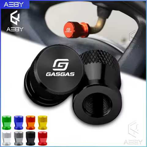 2PCS CNC Aluminum Motorcycle Wheel Tire Valve Stem Caps Tyre Airtight Cover For GASGAS MC450F EC300