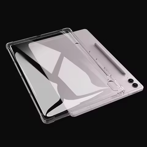 Transparent Silicone Tablet Cover For Samsung Galaxy Tab S9 FE Case Soft Funda On For Samsung Tab A9
