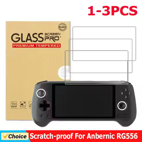 For Anbernic RG556 Anti-Glare Screen Protector Tempered Glass Screen Protector Film Scratch-proof HD