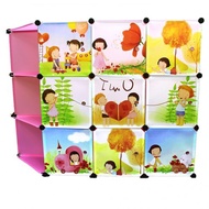 AS - 9.5 Cubes Love DIY Cabinet Wardrobe (146 x 37 x 110cm)