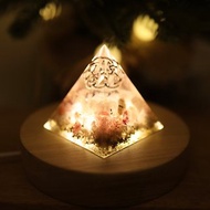 【客製化禮物】自然之歌-凱爾特結療癒人緣能量金字塔-小夜燈
