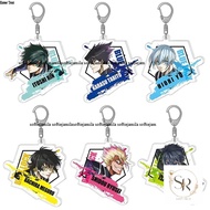 Guo Xiao Luo Acrylic keychain Anime character rensuke kungami shouei barou Yo hiori Pendant Bag Holi