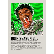 【READY STOCK】Poster Cover Album Drip Season 3 by Gunna for room/wall/gift
