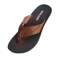 SH New Sandal Jepit kulit Pria Sandal Jepit Rajut Kulit pria