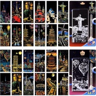 Scratch Art Rainbow Painting Bookmark Set - Arts And Crafts - Adult And Children, Scratch Painting P