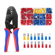 HS-30J Ratcheting Wire Crimping tool 20-10AWG 0.5-6mm Crimping Pliers ,280/700PCS Insulated Electric