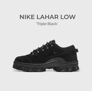 NIKE LAHAR LOW W 厚底 越野底登山鞋 多功能休閒鞋 黑色24號