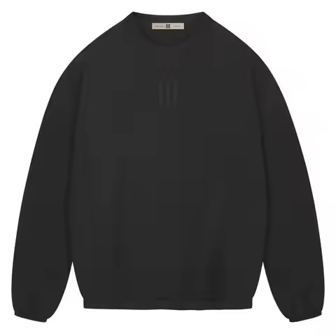 Adidas Men's Fear of God Comfort-Fit Athletic Crewneck Sweatshirt for Training Fitness Sportswear Sw