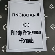 Tingkatan 5 Nota Prinsip Perakaunan