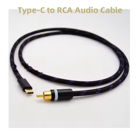 Type-C to RCA Coaxial Audio Cable for Cayin i5 N3 N5ii N52 N5IIS n8 n5mk2 N5 2nd Generation HiBy R3 