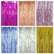 Foil Fringe Curtain 1x3M