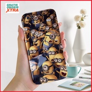 Feilin Acrylic Hard case Compatible For OPPO A3S A5 2020 A5S A7 A9 2020 A12 A12S A12E aesthetics Mobile Phone casing Cute minion Pattern Accessories hp casing Mobile cassing full cover