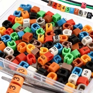 30-10Sets Colorful Cable Marking Label - PVC Line Marker - Cable Wire Markers - M0 M1 M2 - Wire Mark