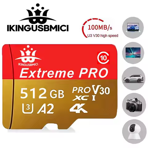 High Endurance Micro SD Card for Dash Cam FAT32 Memory Card 128/256GB 100GB/s Smooth 4K & Loop Recor