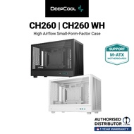 DEEPCOOL CH260 Mini-ITX / Micro-ATX (Rear Connector) - Black & White