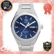 TIMEX Q Timex TW2Y25100 Quartz 5 ATM Water Resistant Mineral Glass Blue Dial Stainless Steel