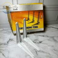SIKU (12 SET) RUSH Wall Shelf Support Angle 4 x 5 - 5 x 6 - 6 x 8 Inch | SJ ABADIE |