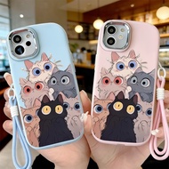 Samsung Case+bracelet Case Silicone Star Casing Samsung A07 A06 a25 5G A55 A56 5G A36 A15 S24 ULTRA 