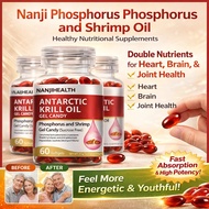 1/2/3/4 bottles 💕Original Import💕High-Quality Antarctic HALAL Krill Oil/Astaxanthin Supplement Nutri