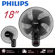 PHILIPS Wall Fan 18 Inch Powerful Motor Wall Mount Fan Air Circulator for Living Room Classroom Hall