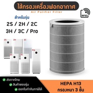 ไส้กรอง Xiaomi Mi Air Purifier Filter สำหรับรุ่น Pro/3H/3C/2S/2H/2C (M8R-FLH) สีเทา เกรดโรงพยาบาล ป้