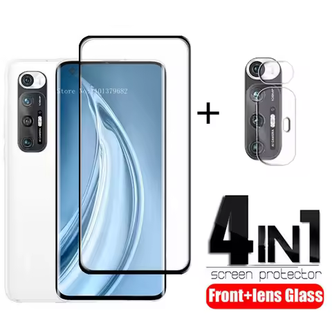 4-in-1 For Xiaomi Mi 10s Glass For Mi 10s Tempered Glass Phone Film HD Screen Protetor For Xiaomi Mi