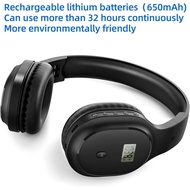 Rechargeable and Portable Personal FM Radio Headphones with Best Reception, Walkman Wireless Headset
