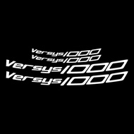 For Kawasaki Versys 650 1000 KAWASAKI 17" Inch Wheel Hub Stickers Motorcycle Moto Rim Inner Ring Ref