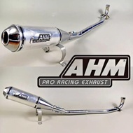 Ahm racing Exhaust For Jupiter z Vega Supra Shogun Smash Revo Karisma Balde Grand C70 Duck Motorcycl